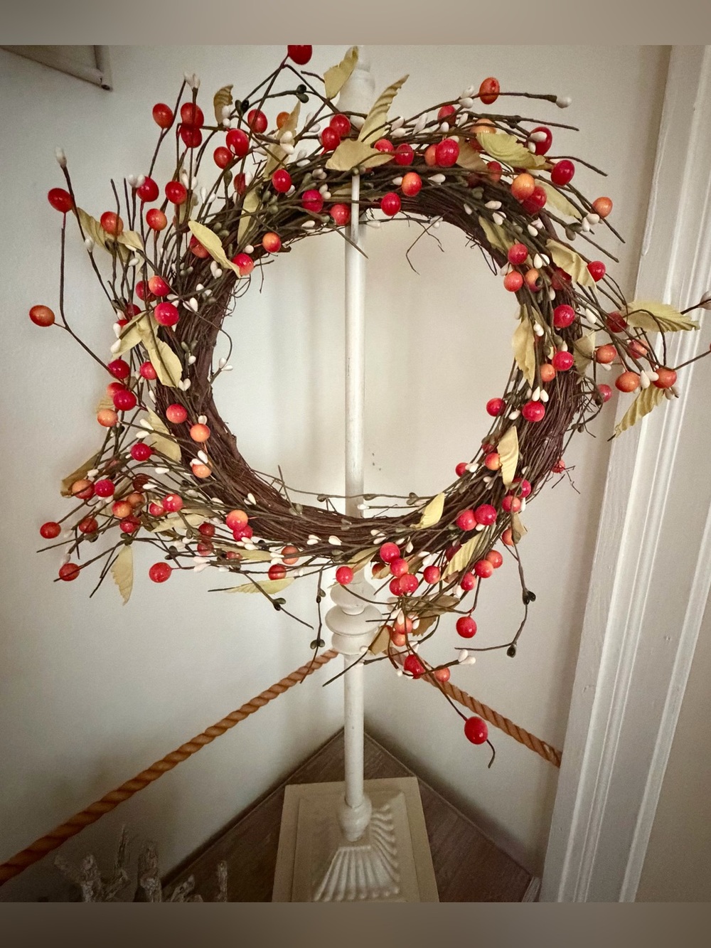 Fall Berry Grapevine Wreath